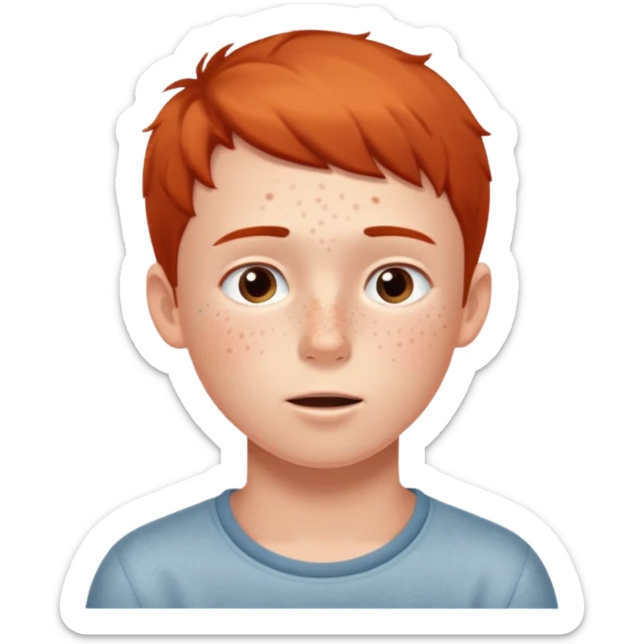 A boy showing right cheek to her mother asking for a gentle playful slap only boy no picture of mother included in emoji
Give side view of right cheek sticker