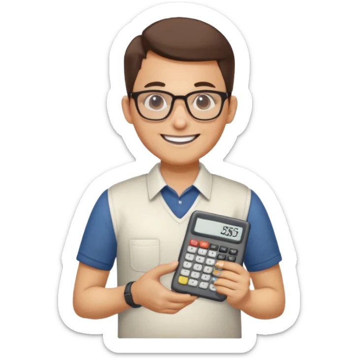 imagenes de una contador en caricatura y que mencione conta 365 sticker