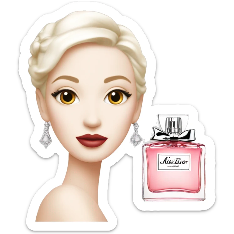 miss dior perfume sticker