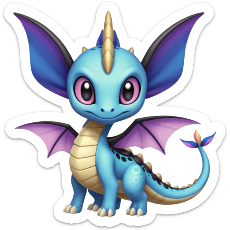 Meloetta-Cresselia-Palkia-Spyro-Toothless-Stitch-Fakémon-creature-hybrid sticker