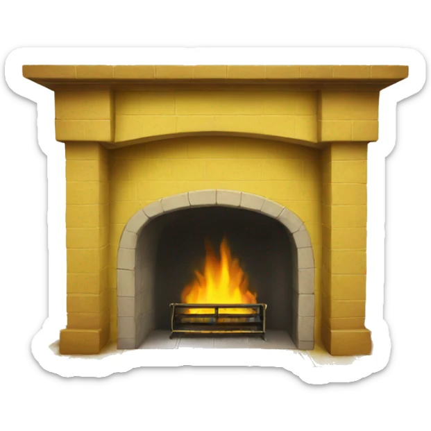 yellow FirePlace sticker
