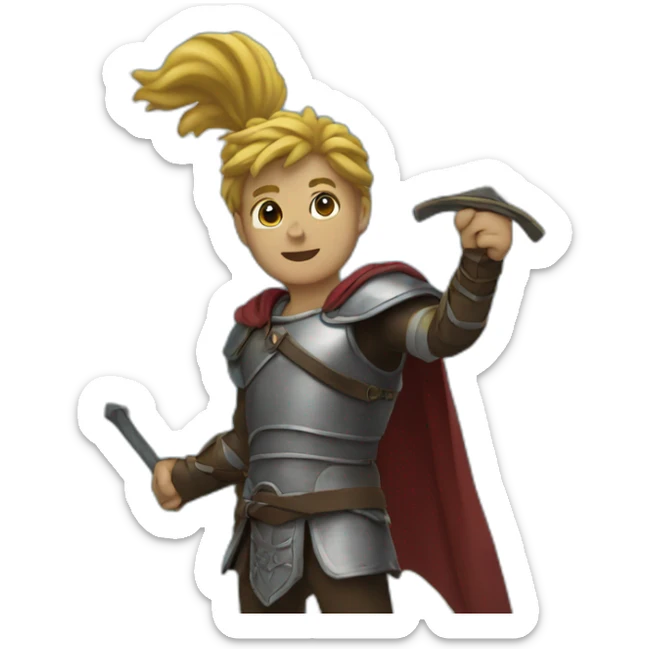 ocr holding sword to the sky sticker