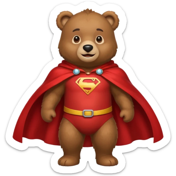 Super bear adventure sticker