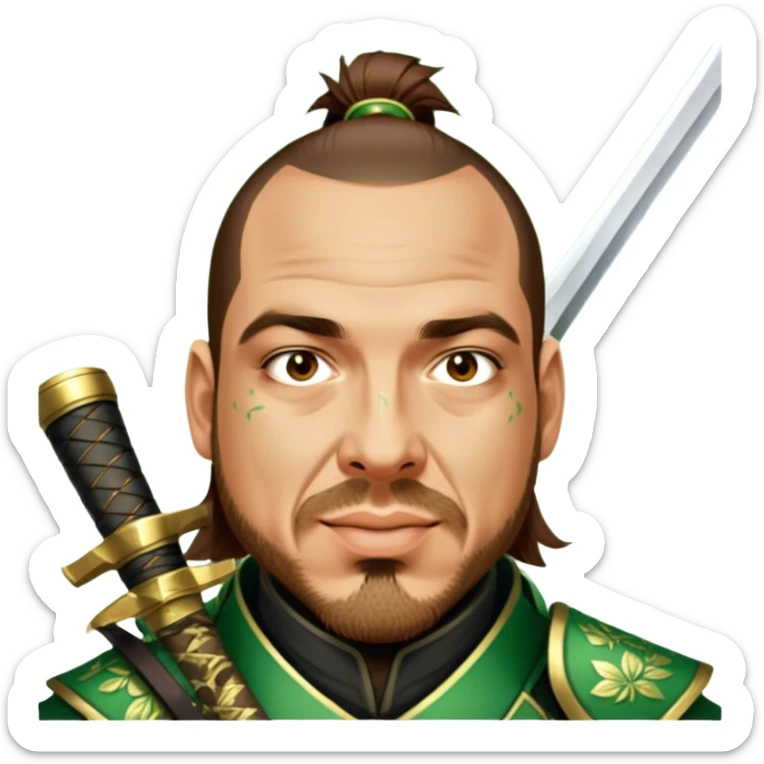 Emerald Samurai sticker