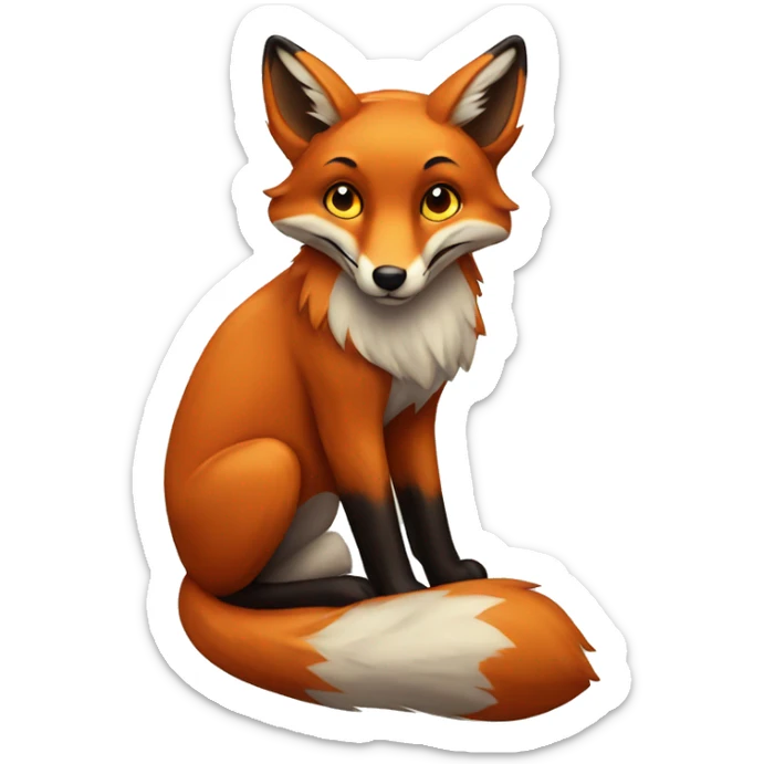 Fox sticker