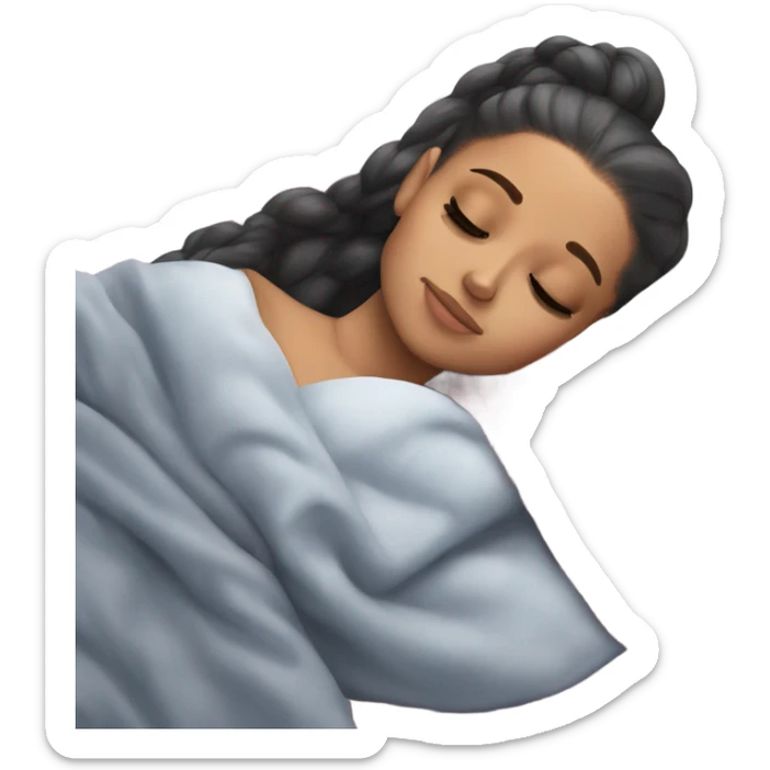 Ariana Grande sleeping sticker