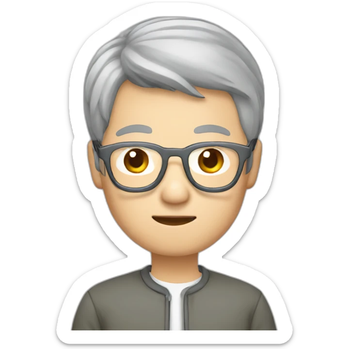 Chinese grey hair wear glasses held Taiwan flagup sticker