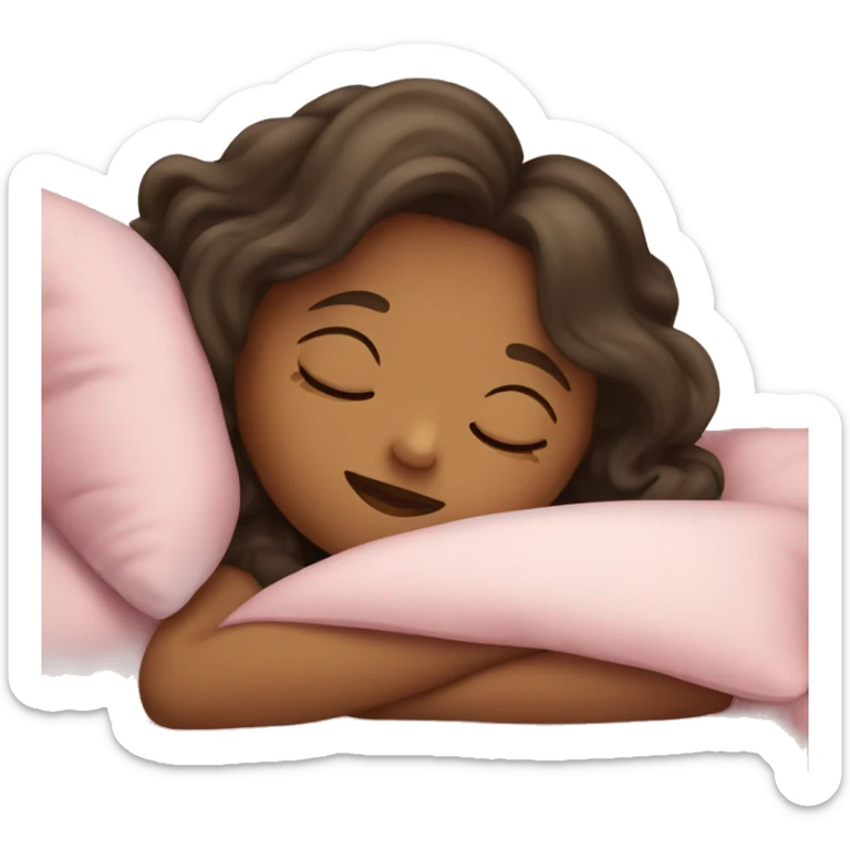 girl sleeping  sticker