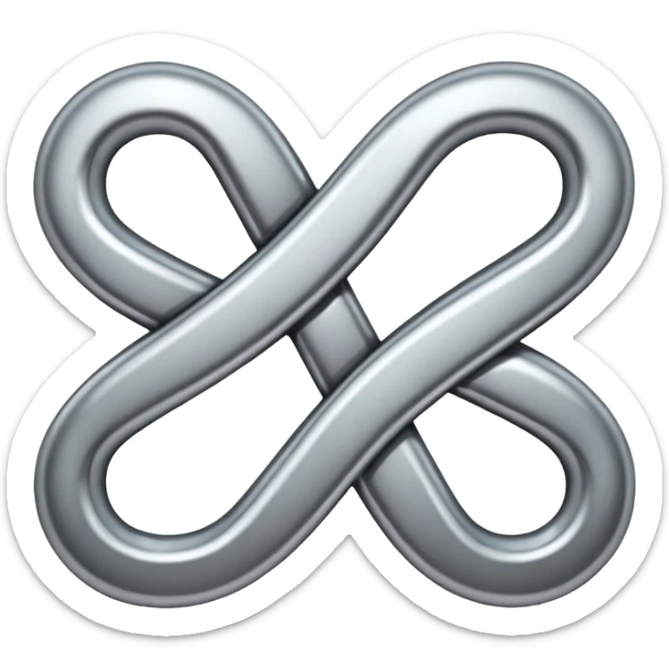 Infinity emoji sticker