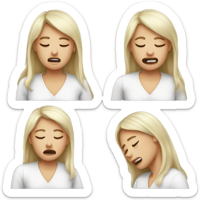 20 year old, women, In Pain sticker