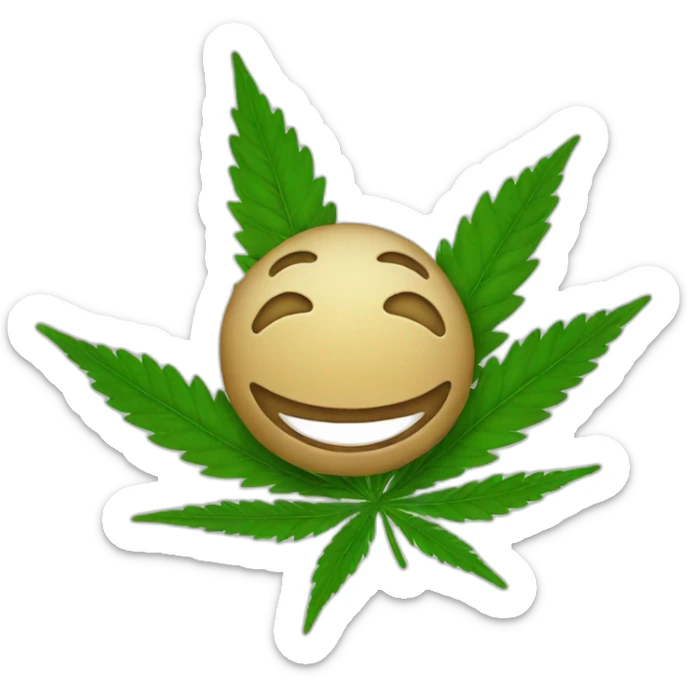 Marijuana sticker