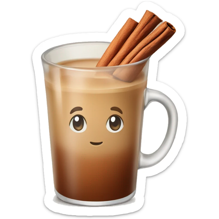 cinnamon drink sticker