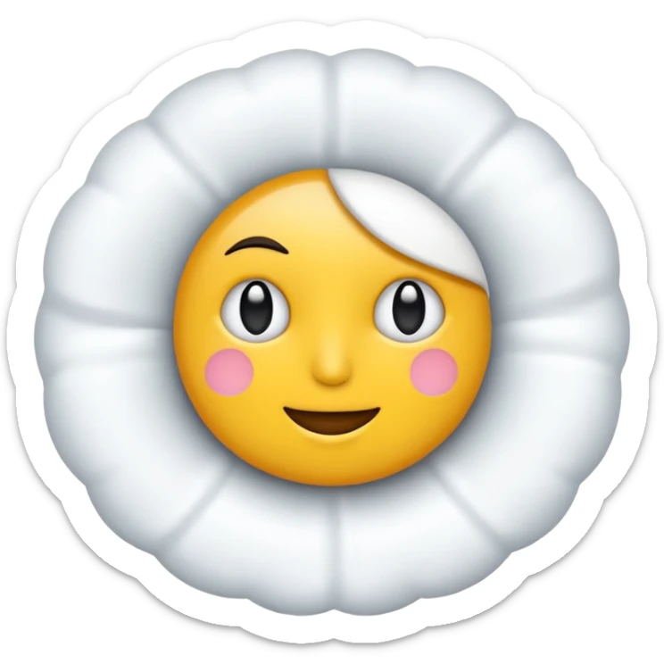 Quiero un emoji de la paz con una paloma blanca y un círculo sticker