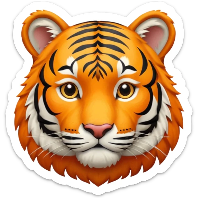 Quiero un tigre mezclado con la bandera cubana. Porque no apodan el tiger y soy de cuba sticker