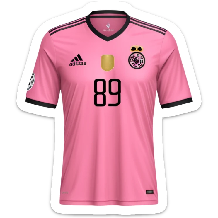 adidas Maillot Allemagne Kroos 8 Extérieur 2024-2025 rose sticker
