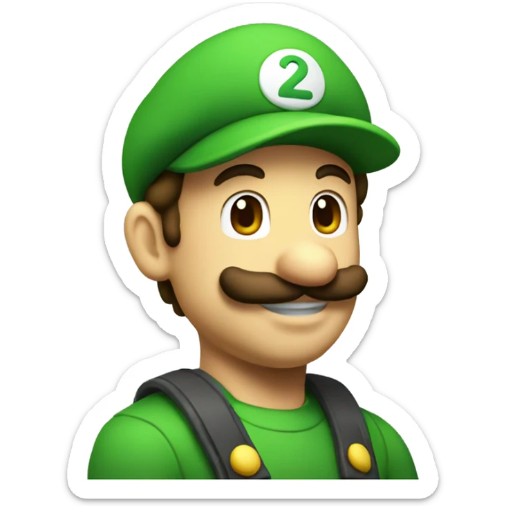 Luigi sticker