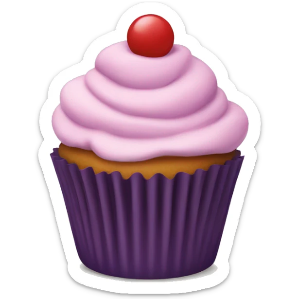 Cupcake sticker