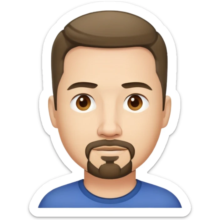 "- Nam
- 40 tuổi
- Da trắng
- Tóc ngắn
- Mặt bình thường
- Râu quai nón" sticker