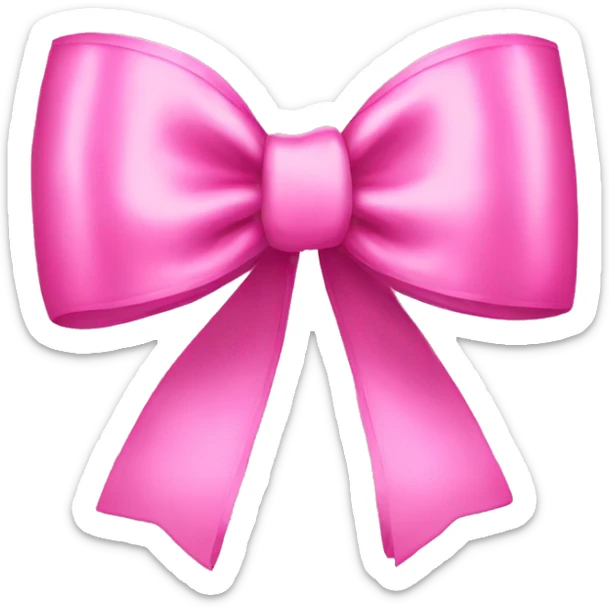 Pink bows  sticker
