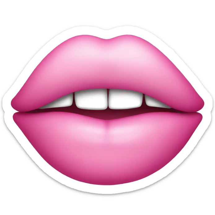 pink kiss  sticker