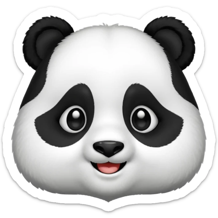 Panda girl sticker
