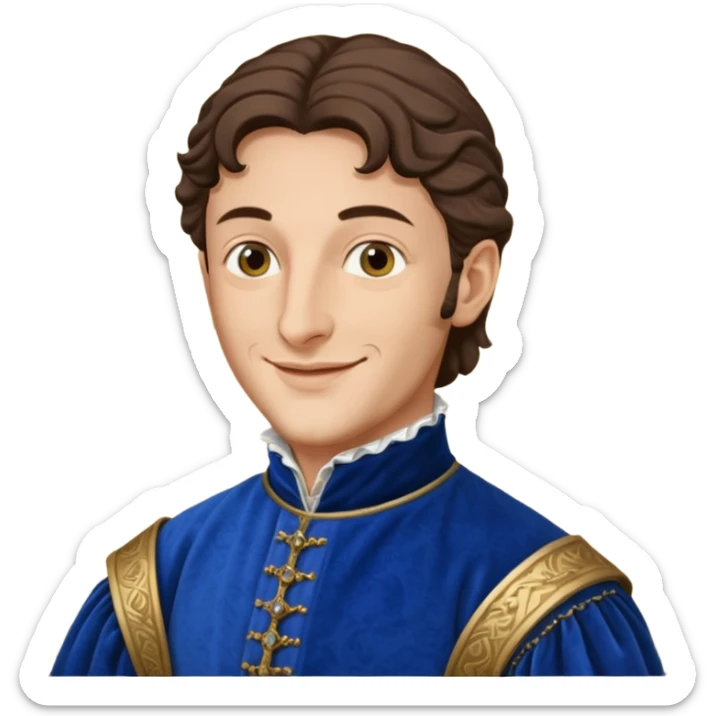 mi crei un avatar come personaggio di lorenzo il magnifico per un giocatore da board game, senza bg sticker