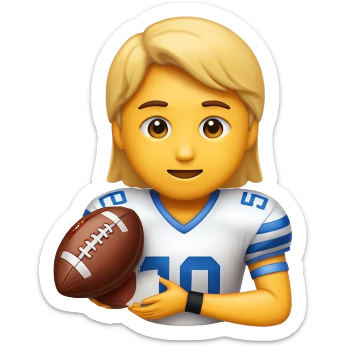 game of the week emoji for a football leagu sticker