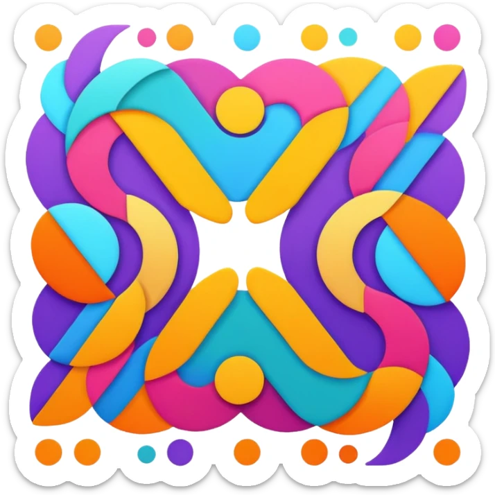 I want to make NUEN, nu means new，EN means energy. want to break them down into 2 patterns sticker