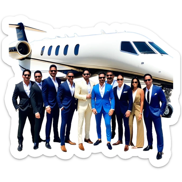 Grant Cardone, Tai Lopez, Josh King Madrid, Alex Hormozi, Iman Gadzhi, Daniel G, Branden Condy, Patrick Bet-David, Dan Henry, Luke Belmar, Shelby Sapp, Leila Hormozi, Tefi Valenzuela, business, influencers, friends, rich millionaire success lifestyle, private jet , supercars, success, sales sticker