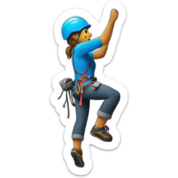 climbing sticker