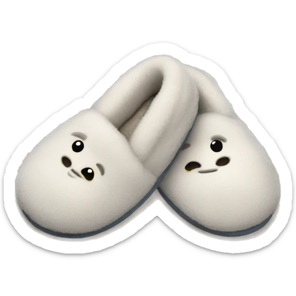 cozy slippers sticker