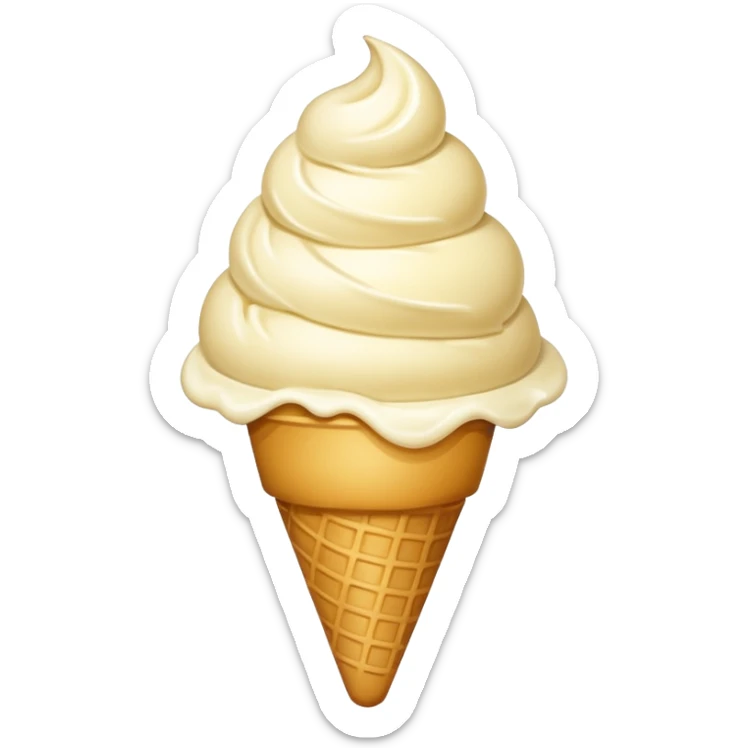 Ice cream sticker