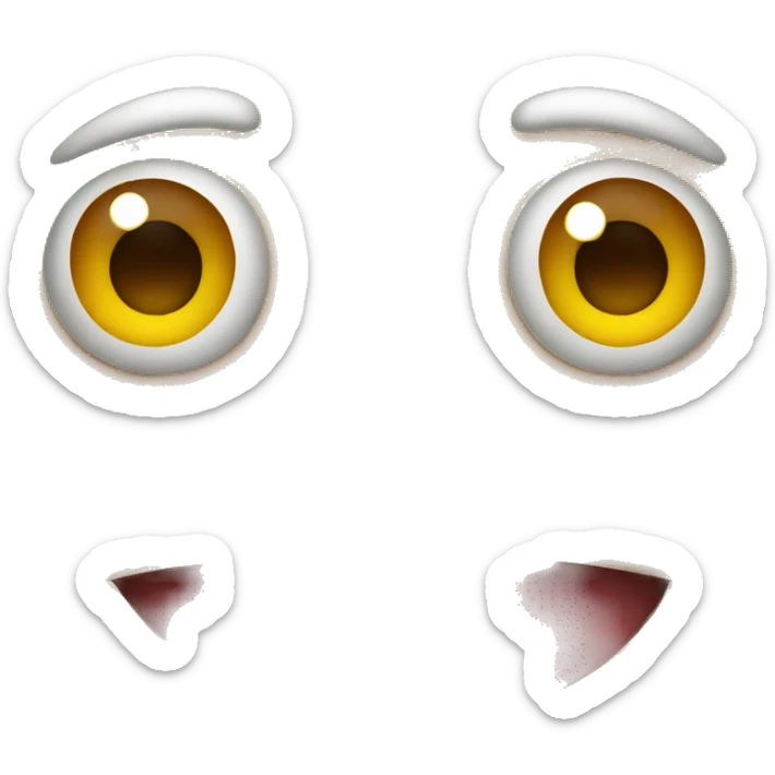 face emoji with x as eyes and tongue sticking out to the side sticker