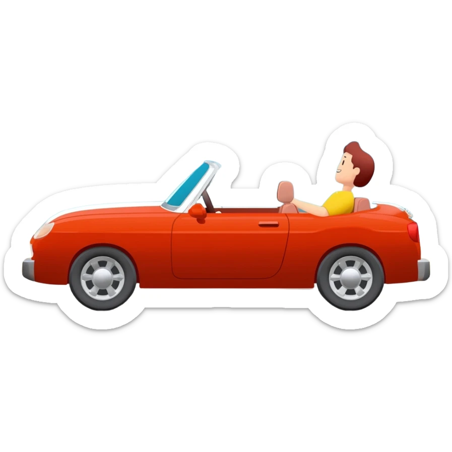 road trip chill sticker