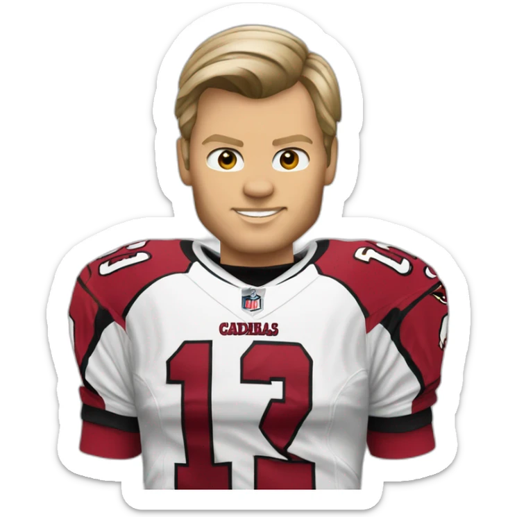 Avicii with a “Arizona Cardinals NFL shirt” sticker