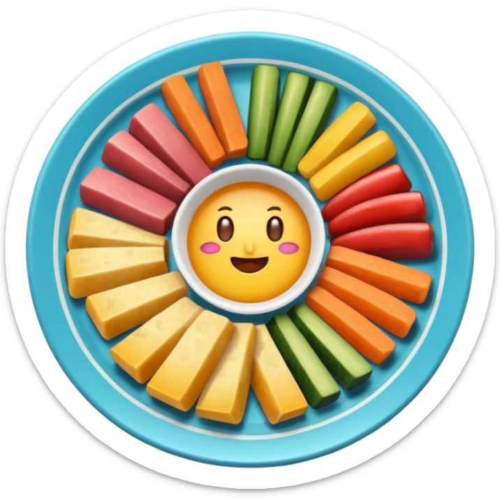 Aesthetic food sticker