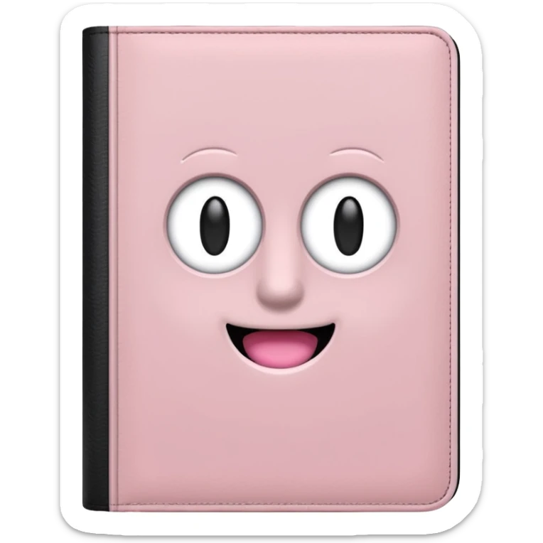 Light Pale Pink budget book sticker