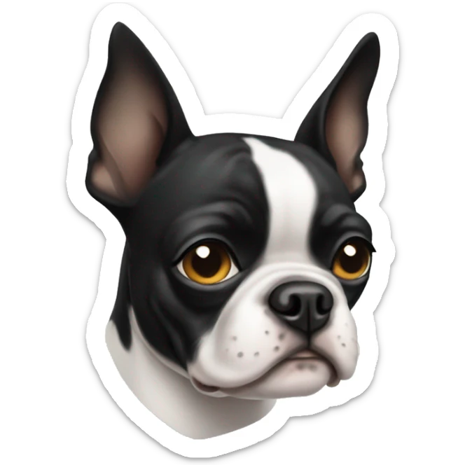 Boston terrier sticker