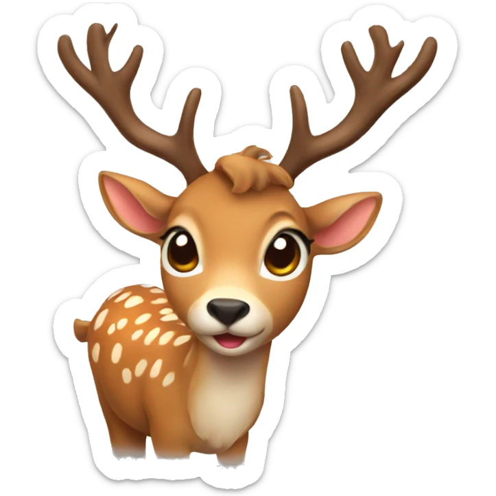 cute deer sticker