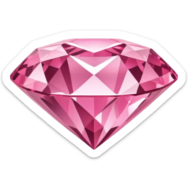 Pink diamond  sticker