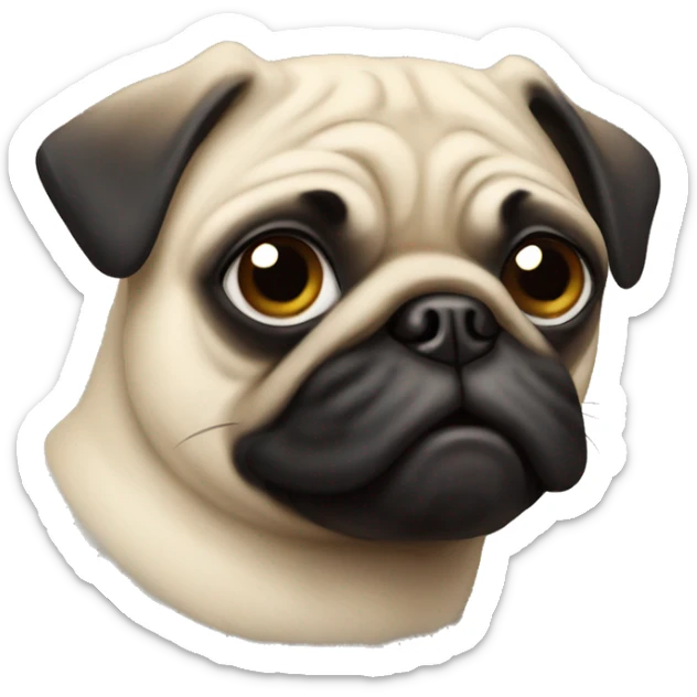 Pug sticker