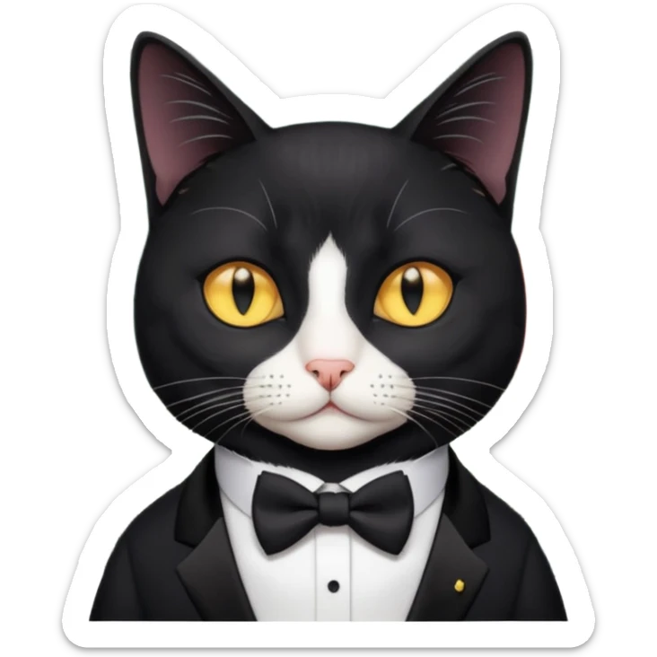 stock investing black and smart cat, with money and "stock charts" sticker