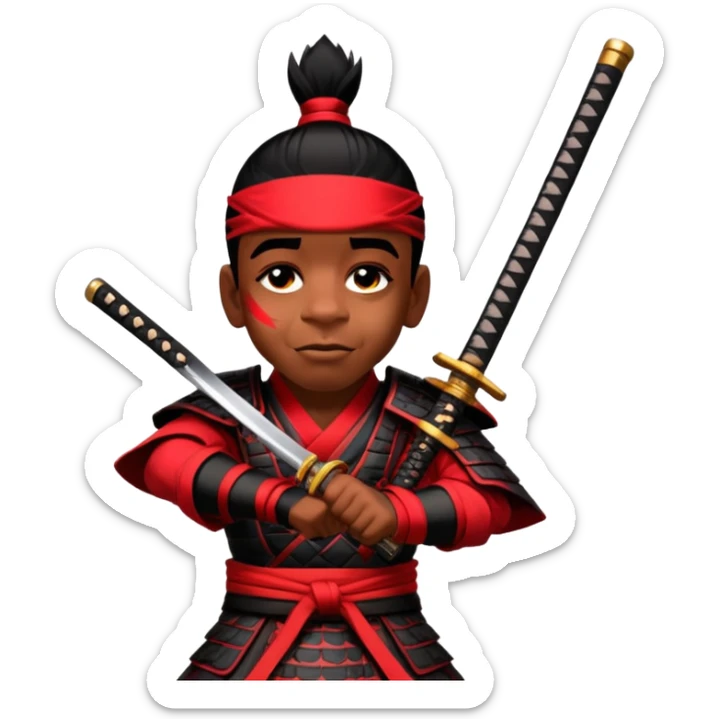 Daring Samurai sticker
