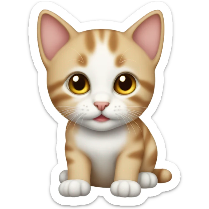kitten sticker