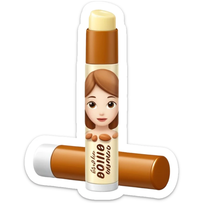 Balmea Natural Shea Butter and Almond Oil Lip Balm chapstick for lips sticker