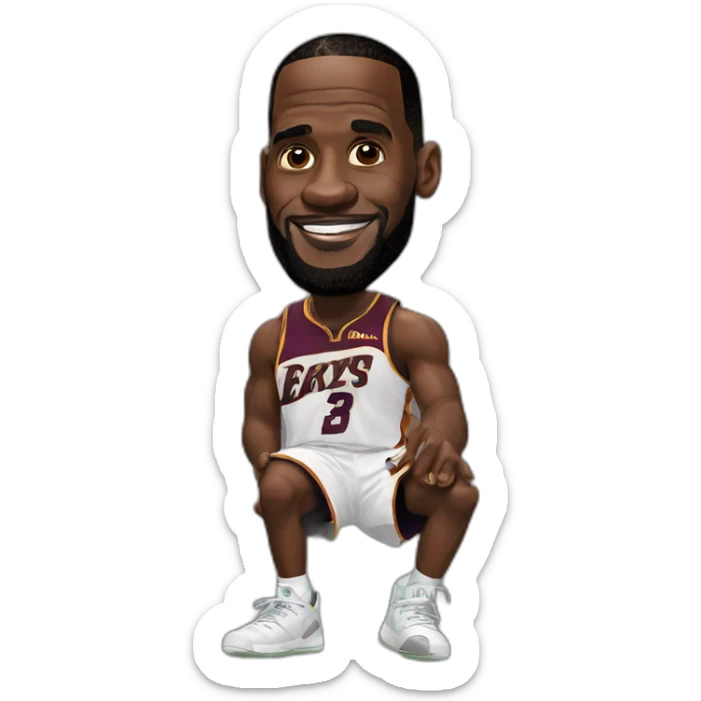 lebron sticker