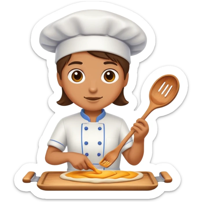 Cooking sticker
