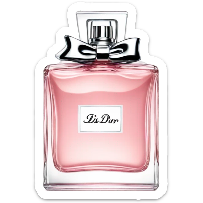 Miss dior perfume sticker
