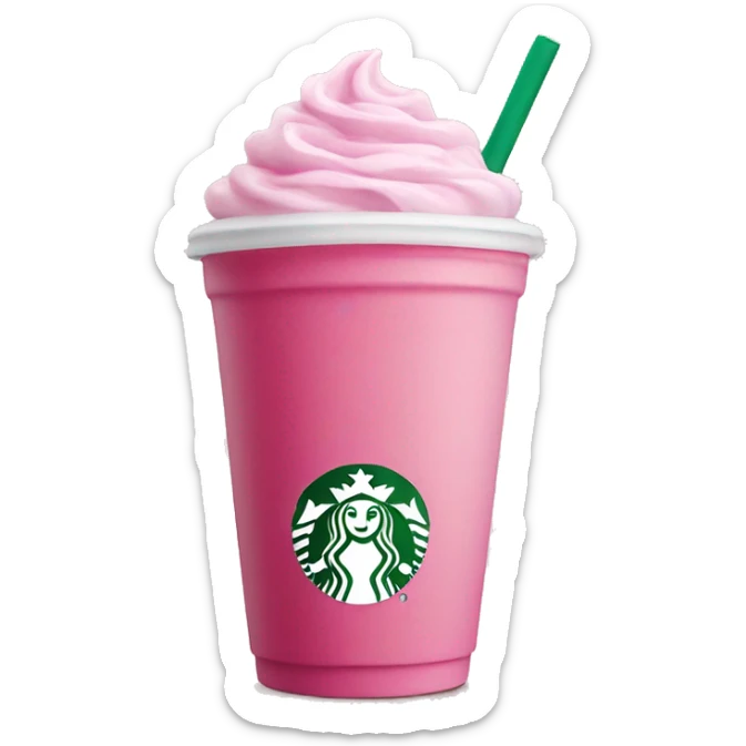 starbucks pink drink sticker