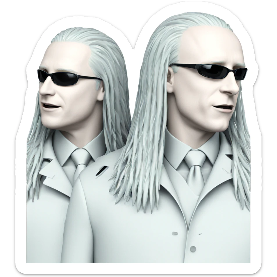 boys in suits and sunglasses sticker